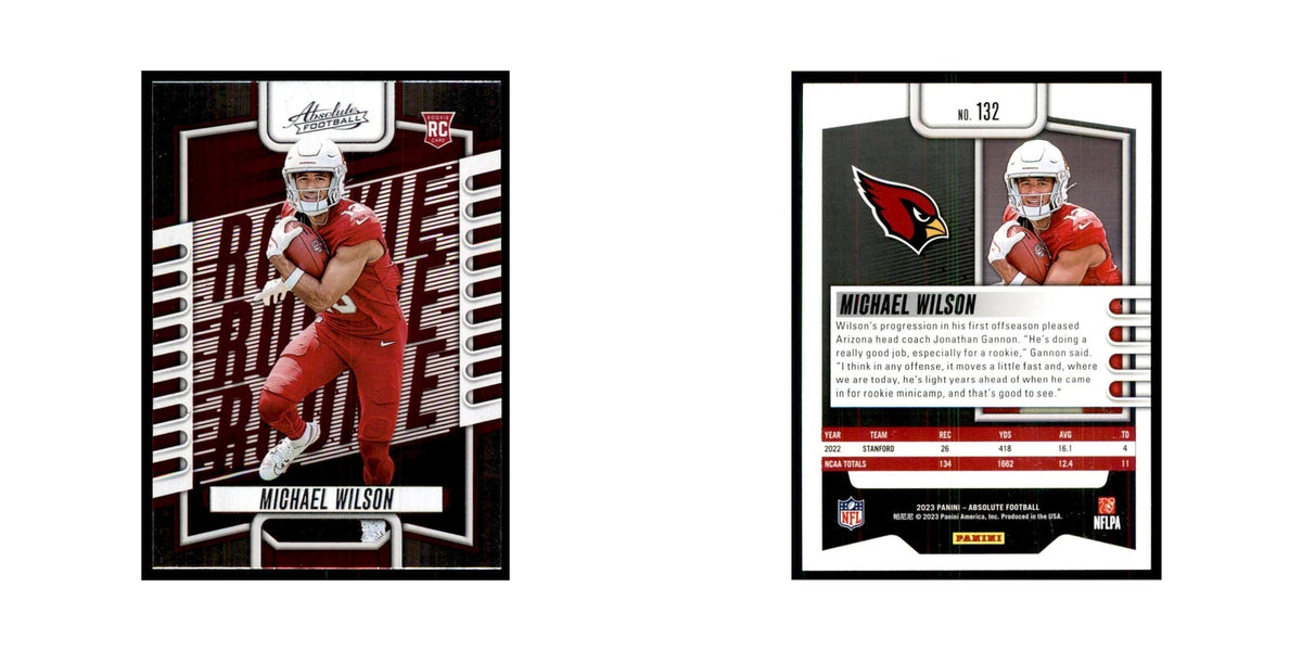 2023 Panini Absolute Foil Michael Wilson RC Cardinals #132
