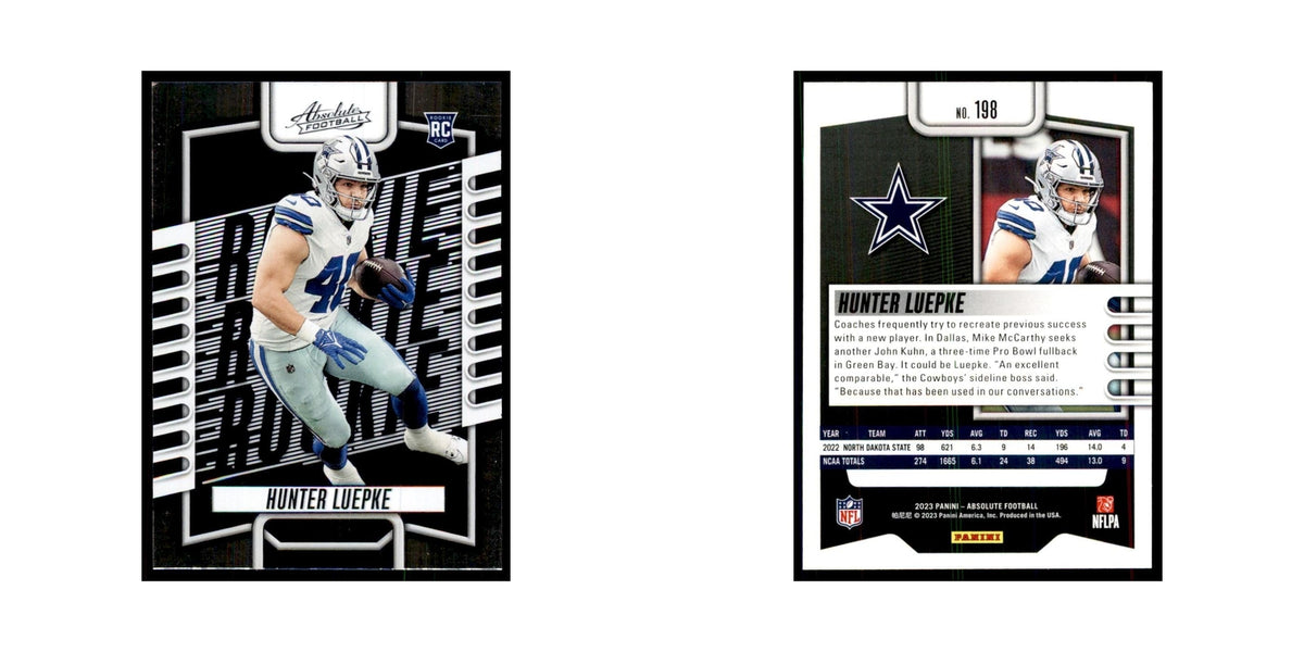 2023 Panini Absolute Foil Hunter Luepke Cowboys #198