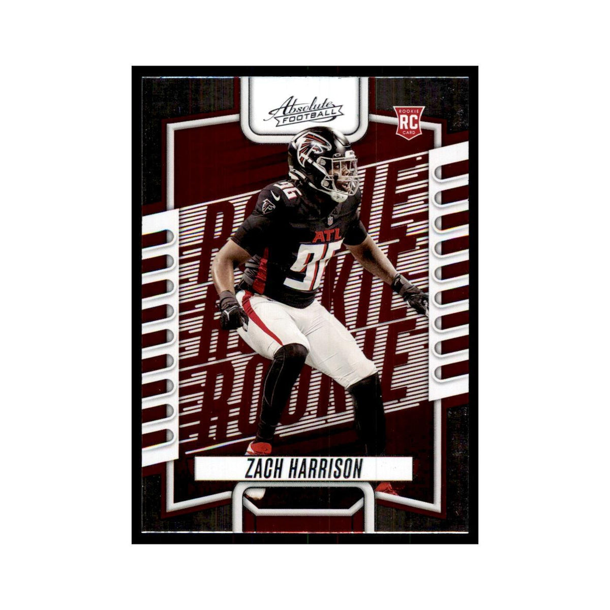 2023 Panini Absolute Foil Zach Harrison RC Falcons #180