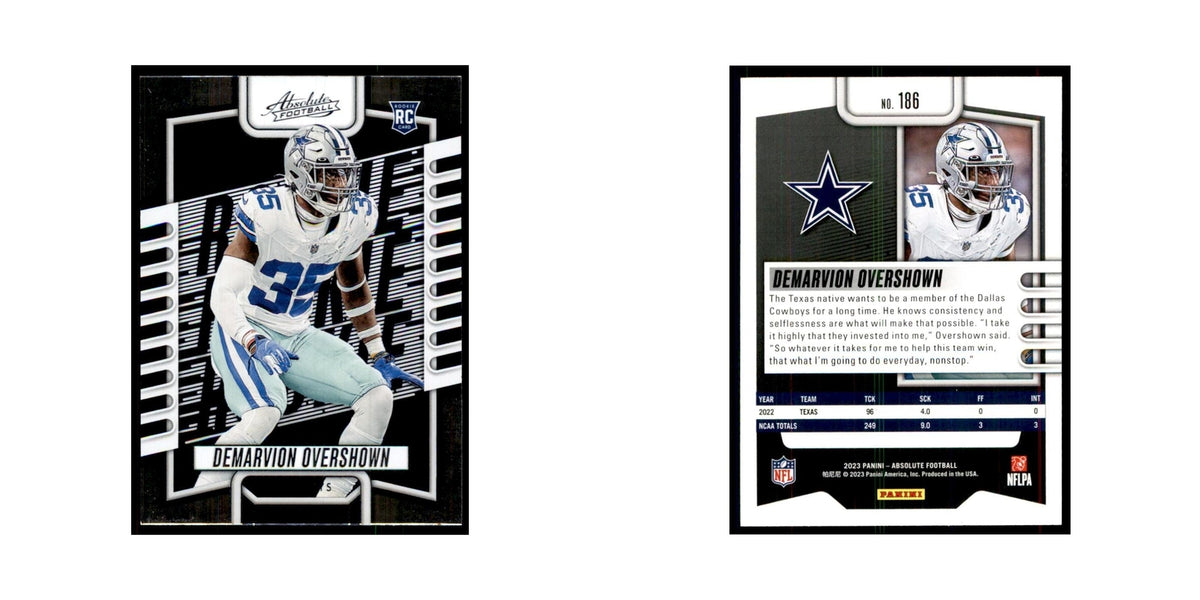 2023 Panini Absolute Foil Demarvion Overshown Cowboys #186