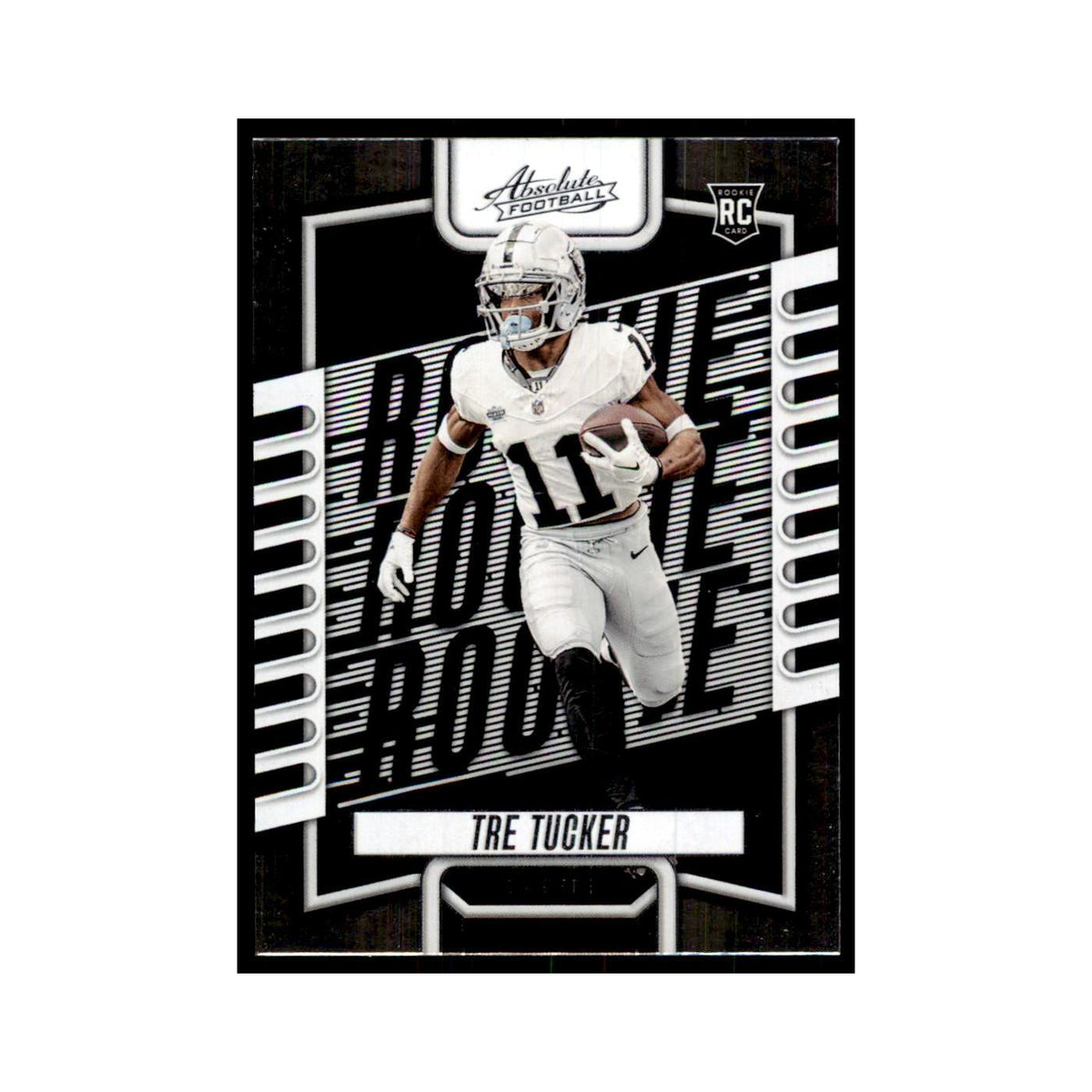 2023 Panini Absolute Foil Tre Tucker RC Raiders #133
