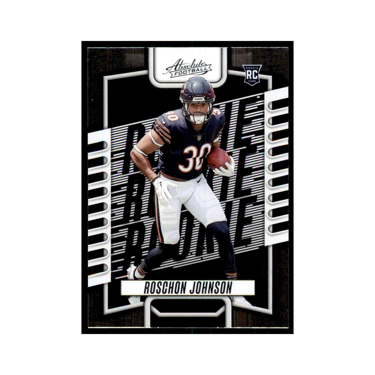 2023 Panini Absolute Foil Roschon Johnson RC Bears #134