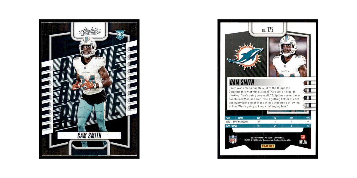 2023 Panini Absolute Foil Cam Smith RC Dolphins #172