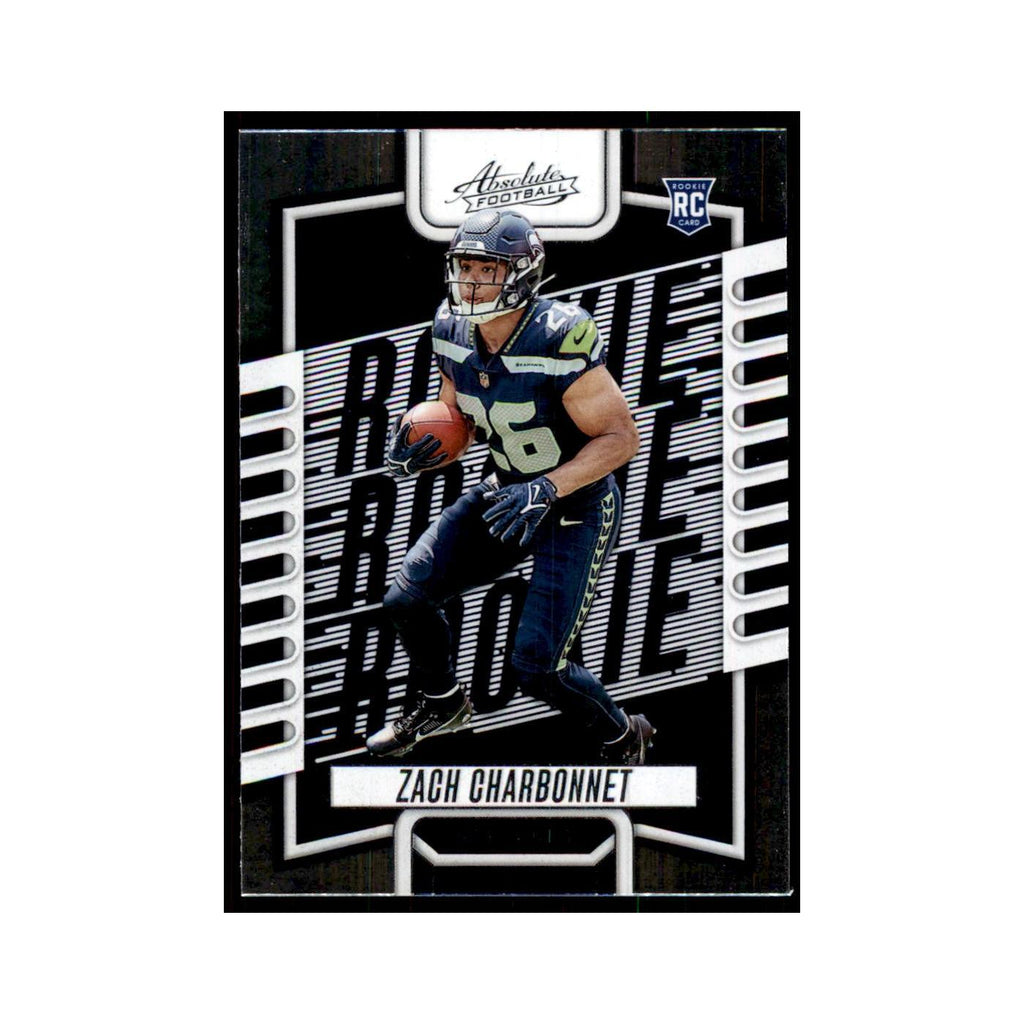 2023 Panini Absolute Foil Zach Charbonnet RC Seahawks #119