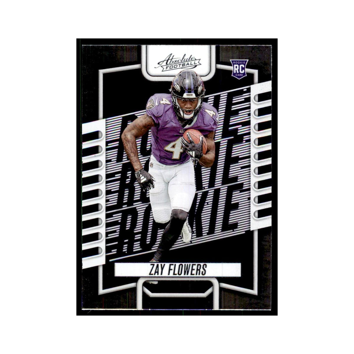 2023 Panini Absolute Foil Zay Flowers RC Ravens #111