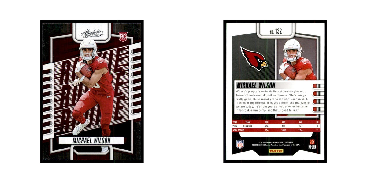 2023 Panini Absolute Foil Michael Wilson RC Cardinals #132