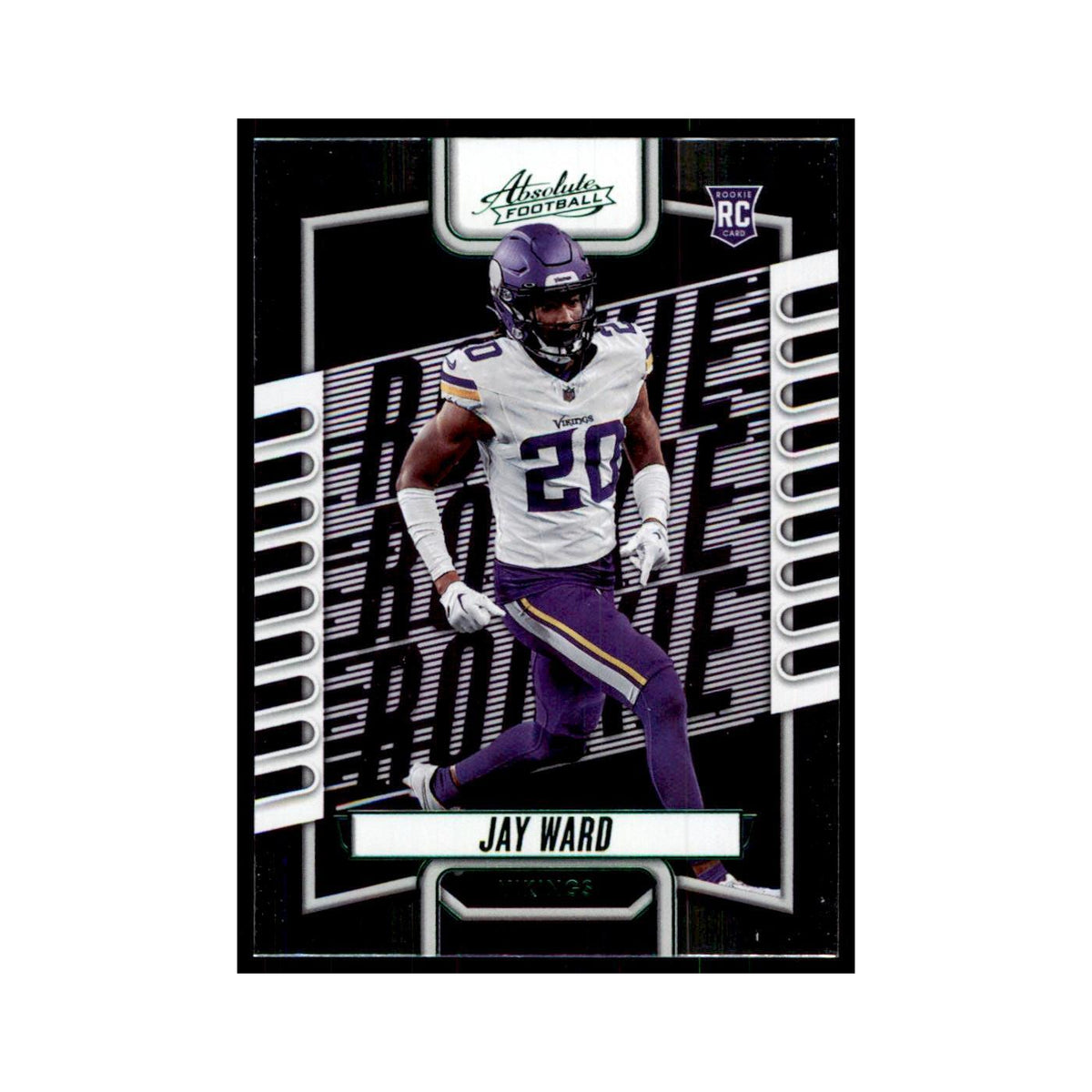 2023 Panini Absolute Foil Jay Ward RC Vikings #200