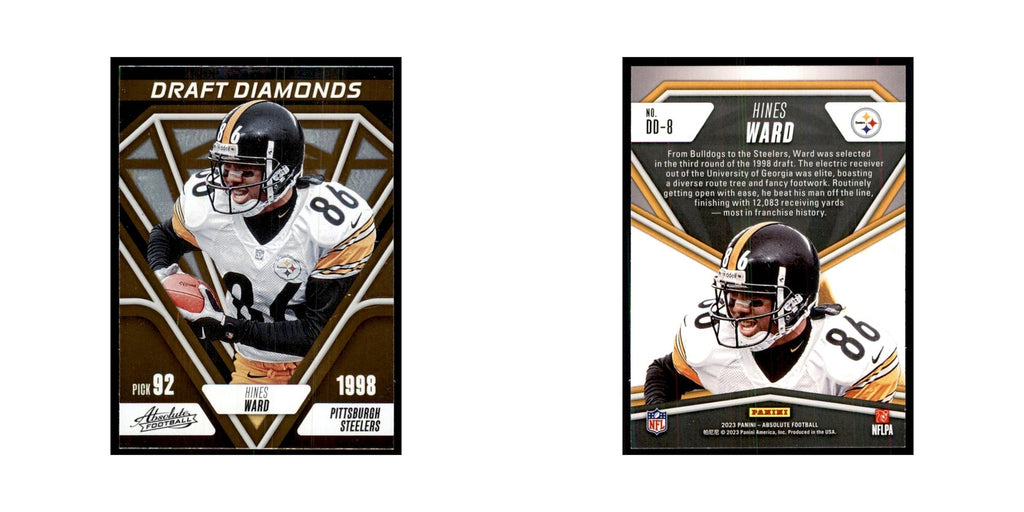 2023 Panini Absolute Draft Diamonds Hines Ward Steelers #DD-8