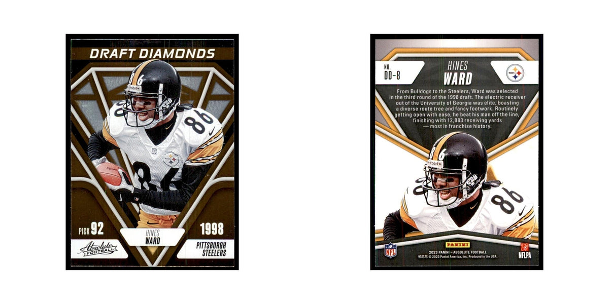 2023 Panini Absolute Draft Diamonds Hines Ward Steelers #DD-8