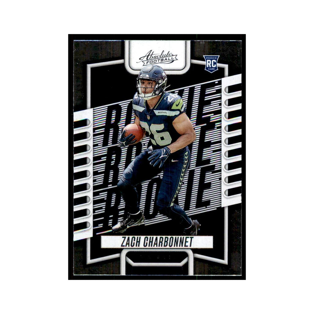 2023 Panini Absolute Foil Zach Charbonnet RC Seahawks #119