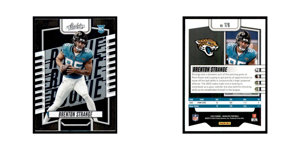 2023 Panini Absolute Foil Brenton Strange RC Jaguars #176