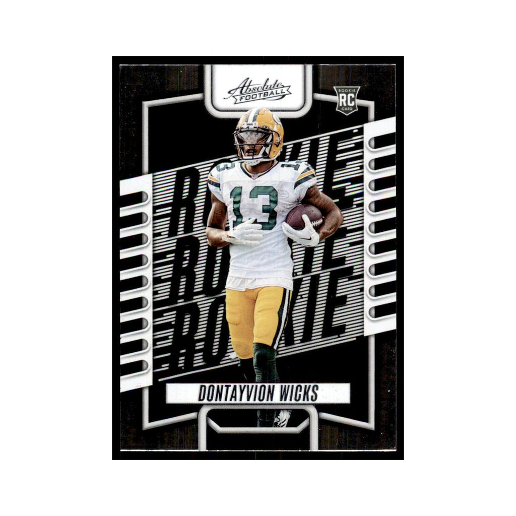 2023 Panini Absolute Foil Dontayvion Wicks RC Packers #199