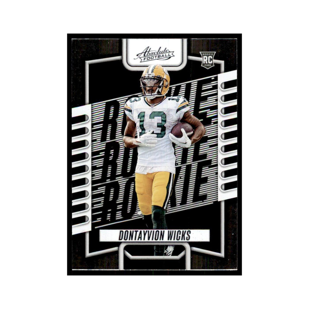 2023 Panini Absolute Foil Dontayvion Wicks RC Packers #199