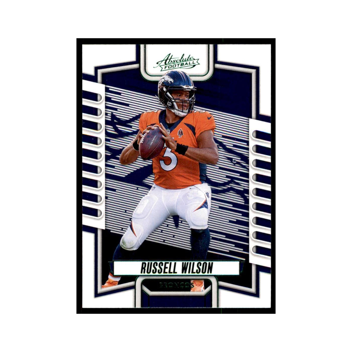 2023 Panini Absolute Blue Russell Wilson Broncos #4