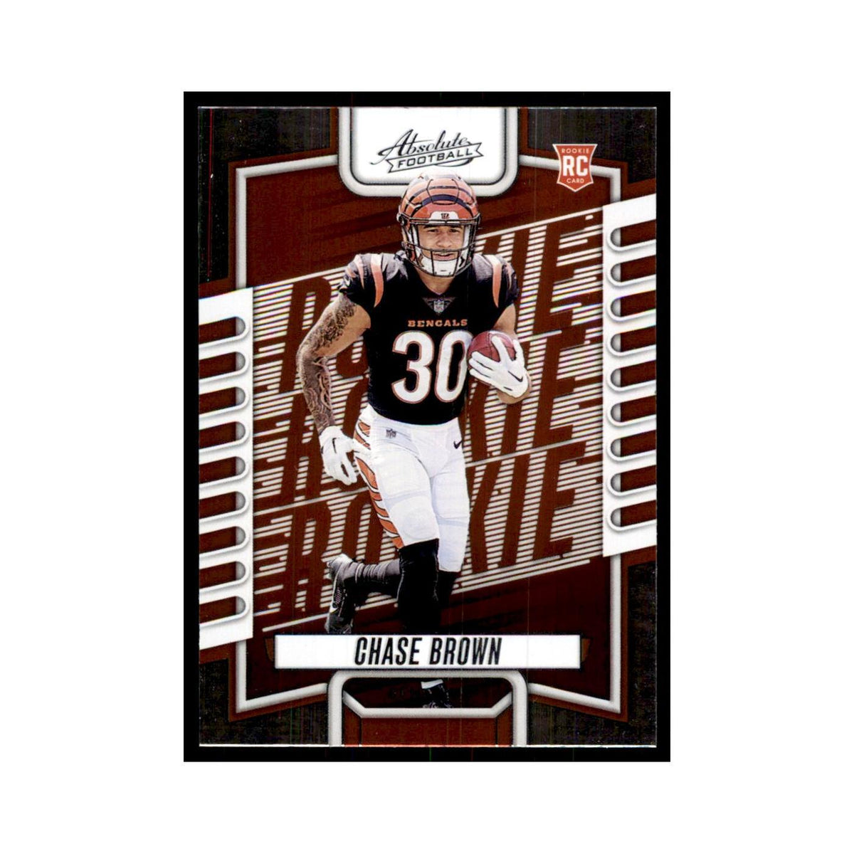 2023 Panini Absolute Foil Chase Brown RC Bengals #142