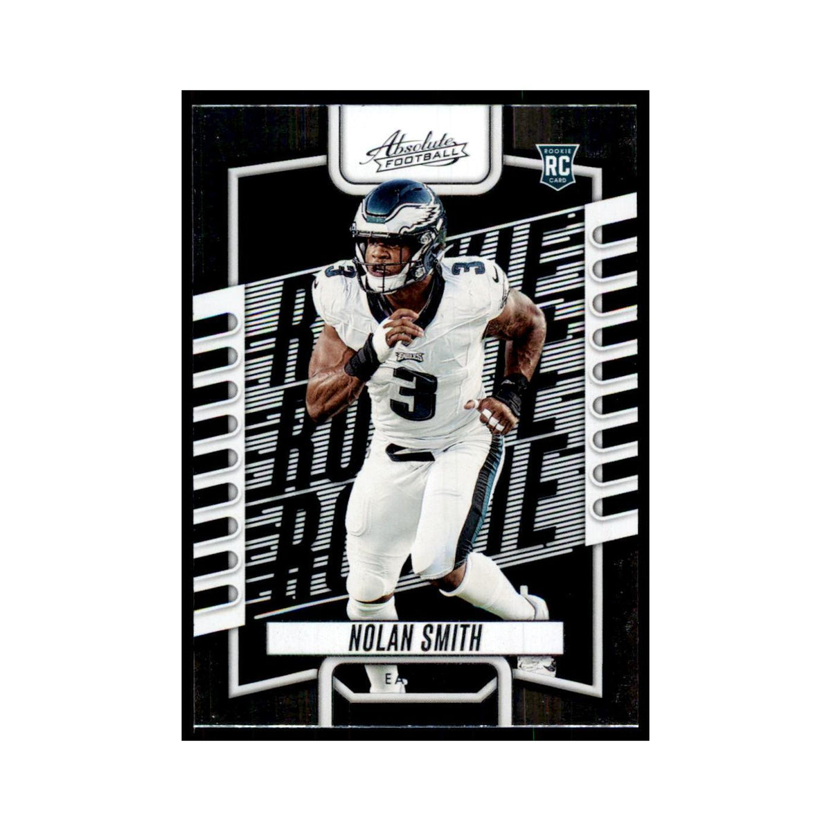 2023 Panini Absolute Foil Nolan Smith RC Eagles #161