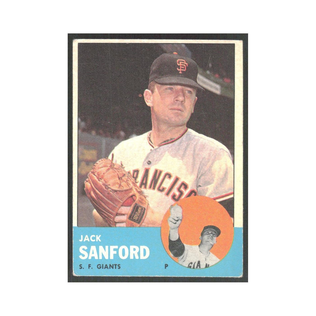 1963 Topps Jack Sanford Giants #325