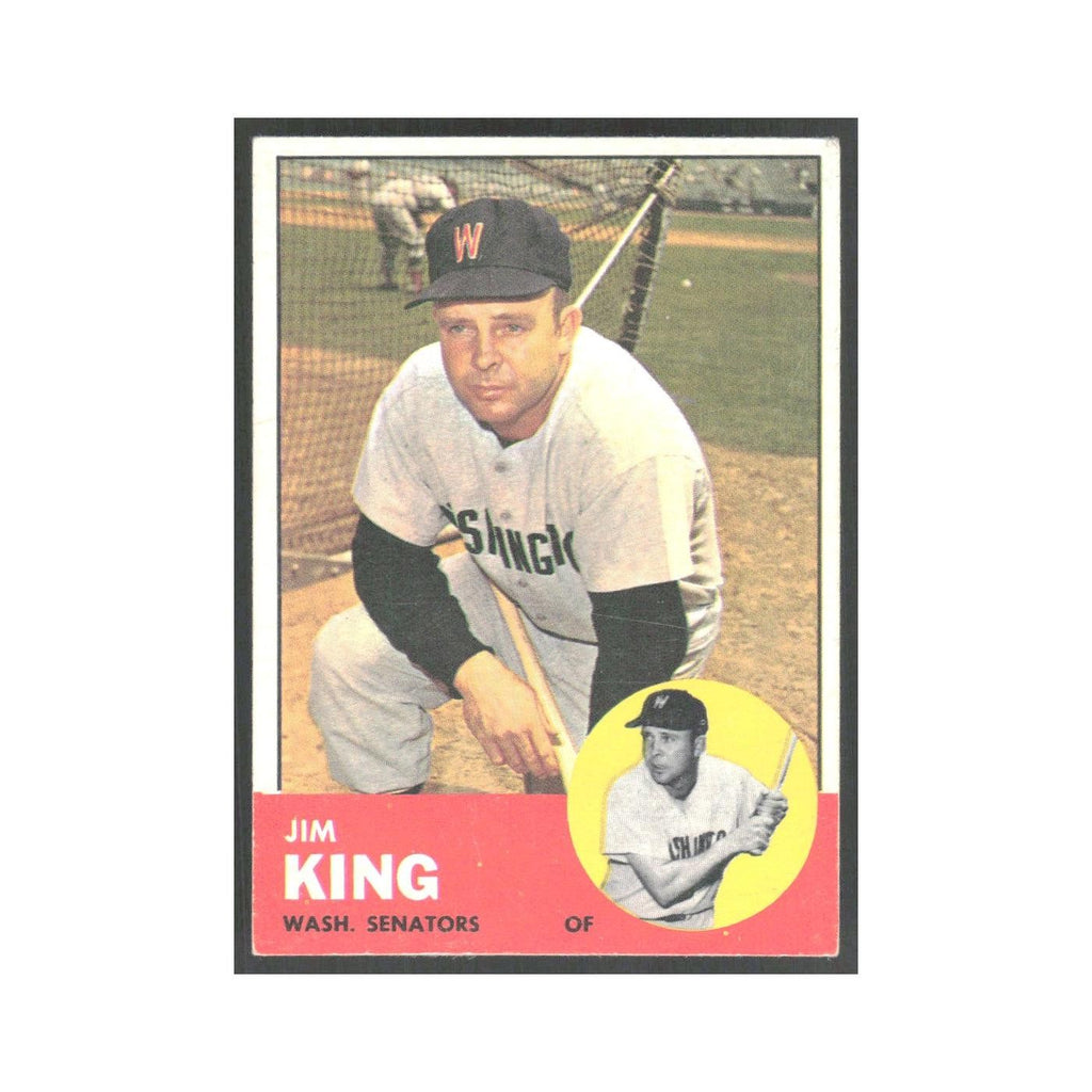 1963 Topps Jim King Washington Senators #176