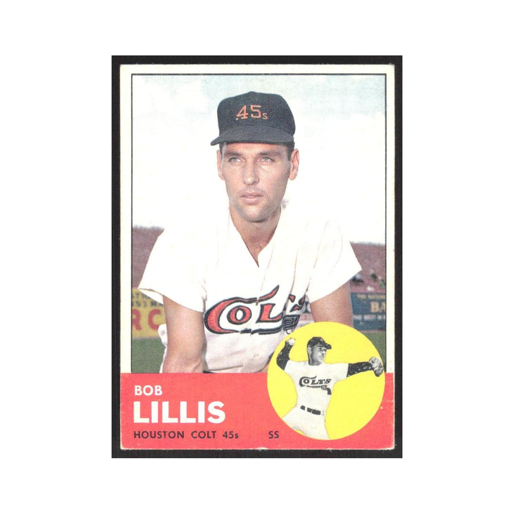 1963 Topps Bob Lillis Houston Colt .45s #119
