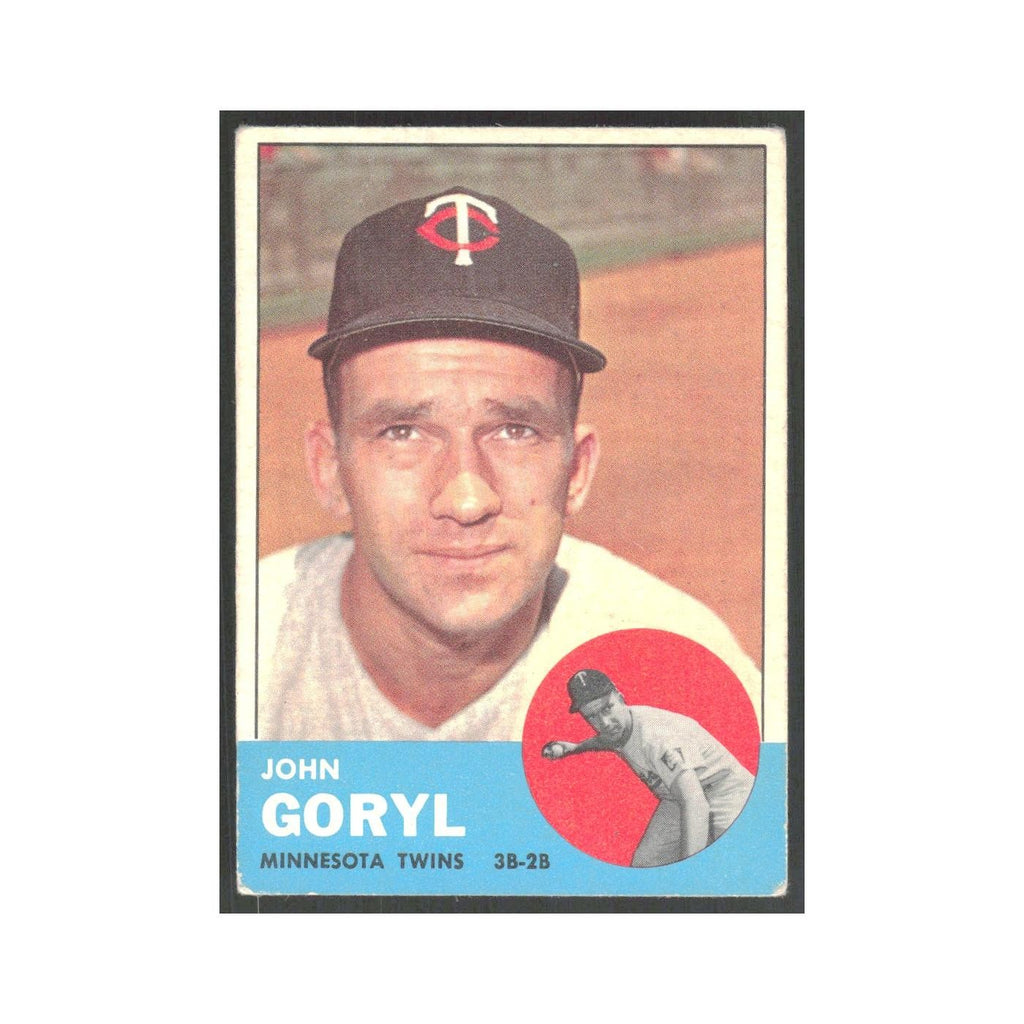 1963 Topps John Goryl Twins #314