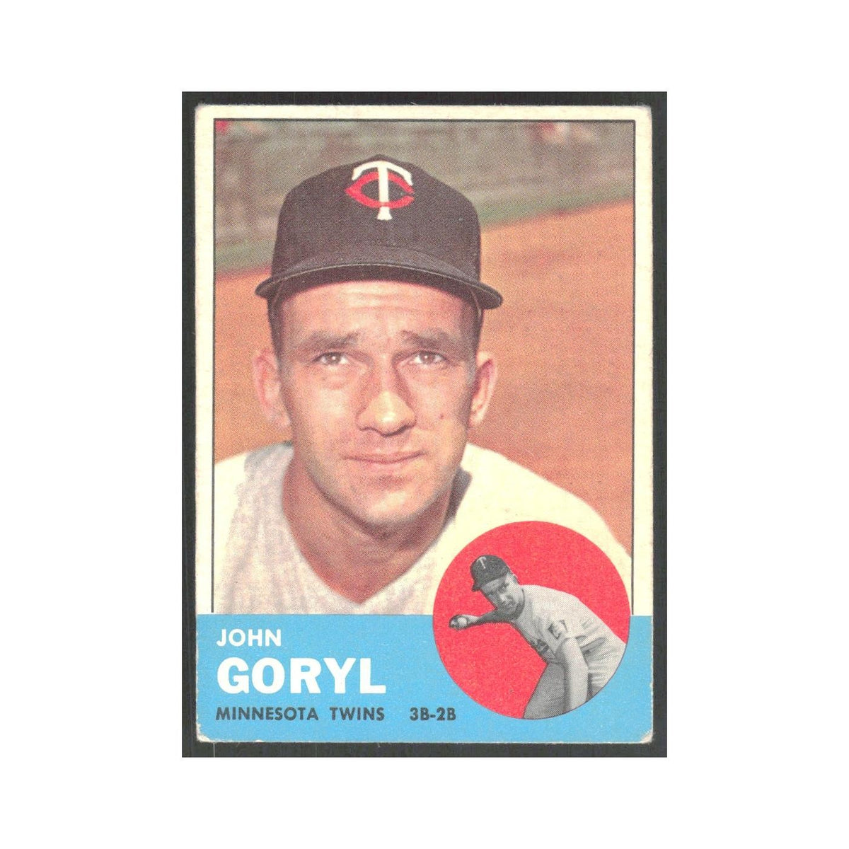 1963 Topps John Goryl Twins #314