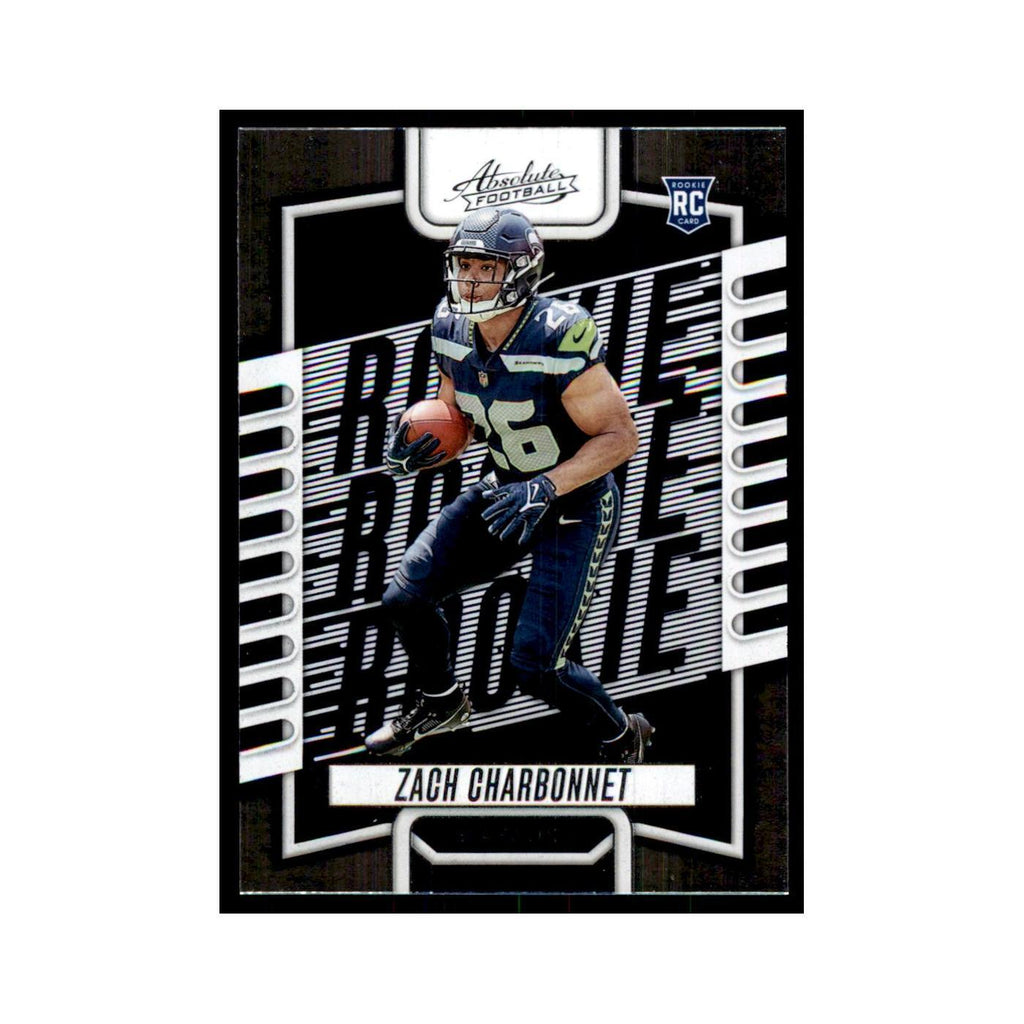 2023 Panini Absolute Foil Zach Charbonnet RC Seahawks #119