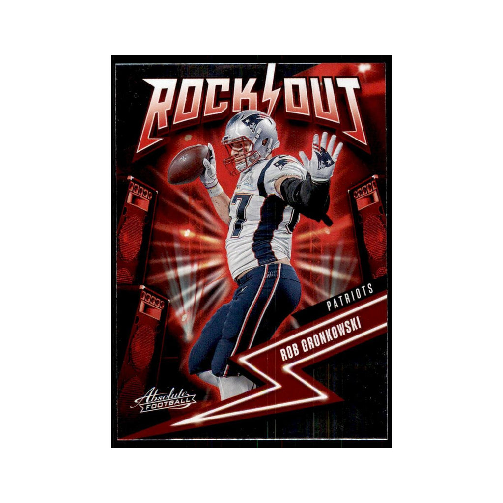2023 Panini Absolute Rock Out Rob Gronkowski Patriots #6