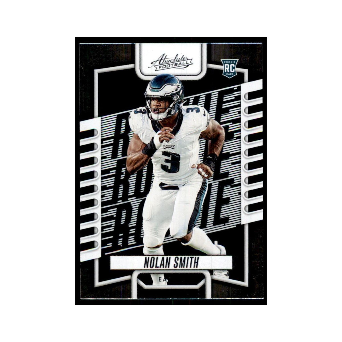 2023 Panini Absolute Foil Nolan Smith RC Eagles #161