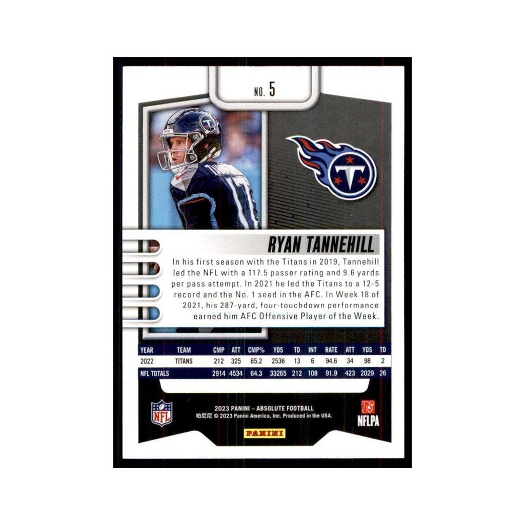 2023 Panini Absolute Green Ryan Tannehill Titans #5