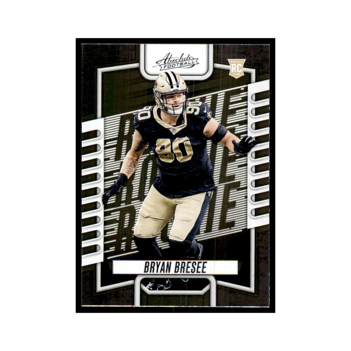 2023 Panini Absolute Foil Bryan Bresee RC Saints #160
