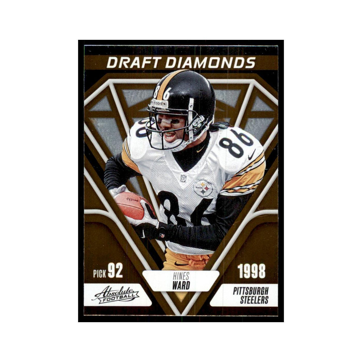 2023 Panini Absolute Draft Diamonds Hines Ward Steelers #DD-8