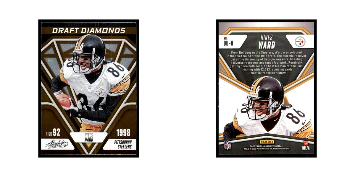 2023 Panini Absolute Draft Diamonds Hines Ward Steelers #DD-8
