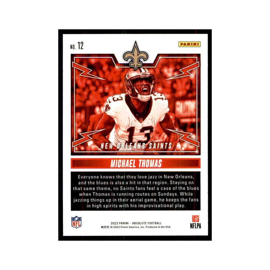 2023 Panini Absolute Rock Out Michael Thomas Saints #12