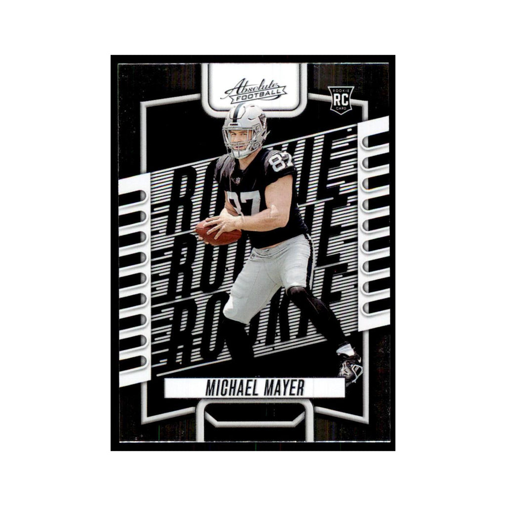 2023 Panini Absolute Foil Michael Mayer RC Raiders #116