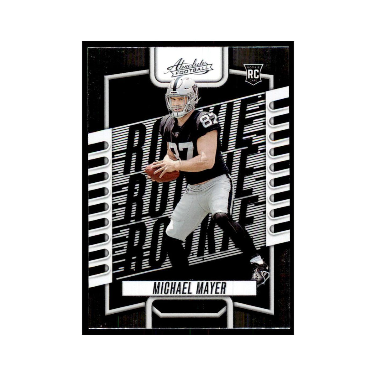 2023 Panini Absolute Foil Michael Mayer RC Raiders #116