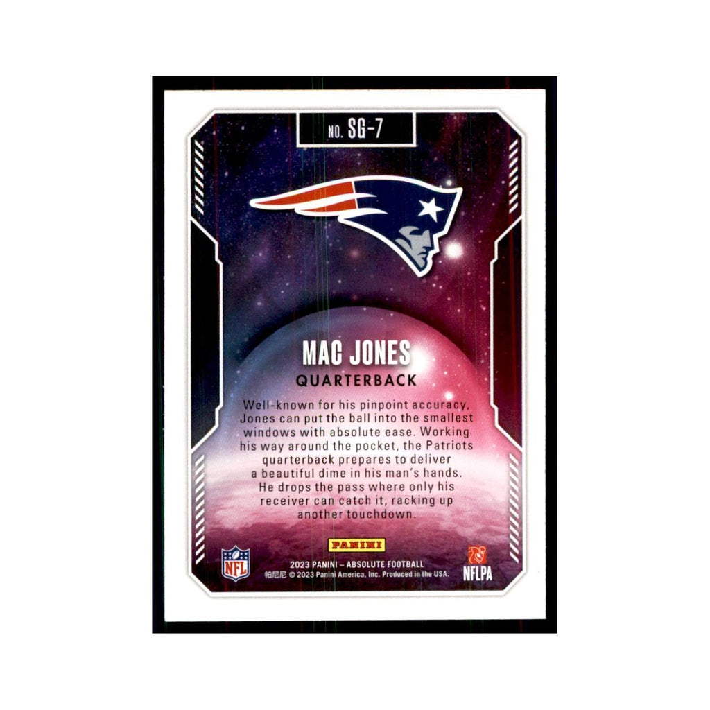 2023 Panini Absolute Star Gazing Mac Jones Patriots #SG-7
