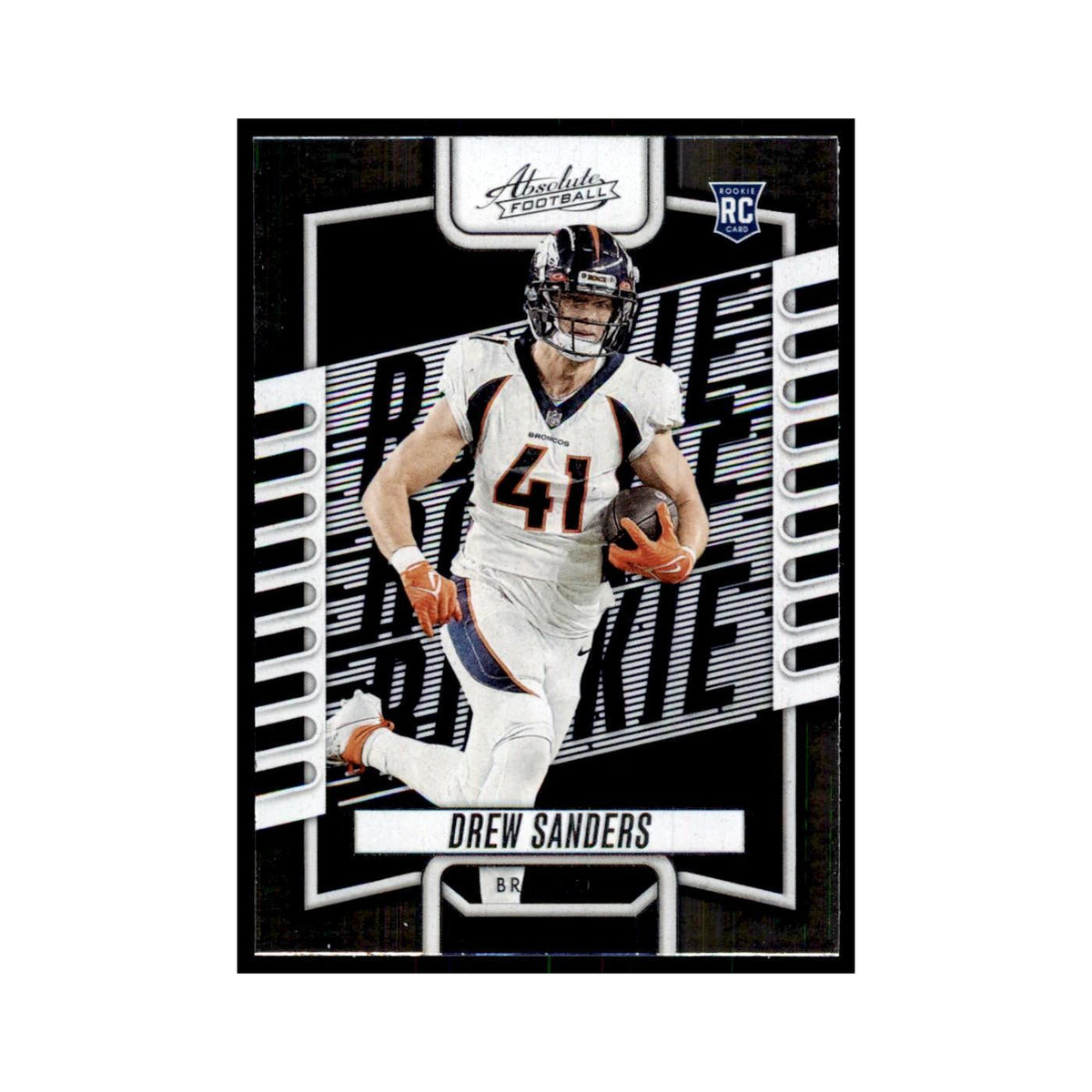 2023 Panini Absolute Foil Drew Sanders RC Broncos #177