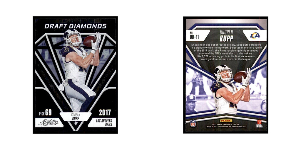 2023 Panini Absolute Draft Diamonds Cooper Kupp Rams #DD-11