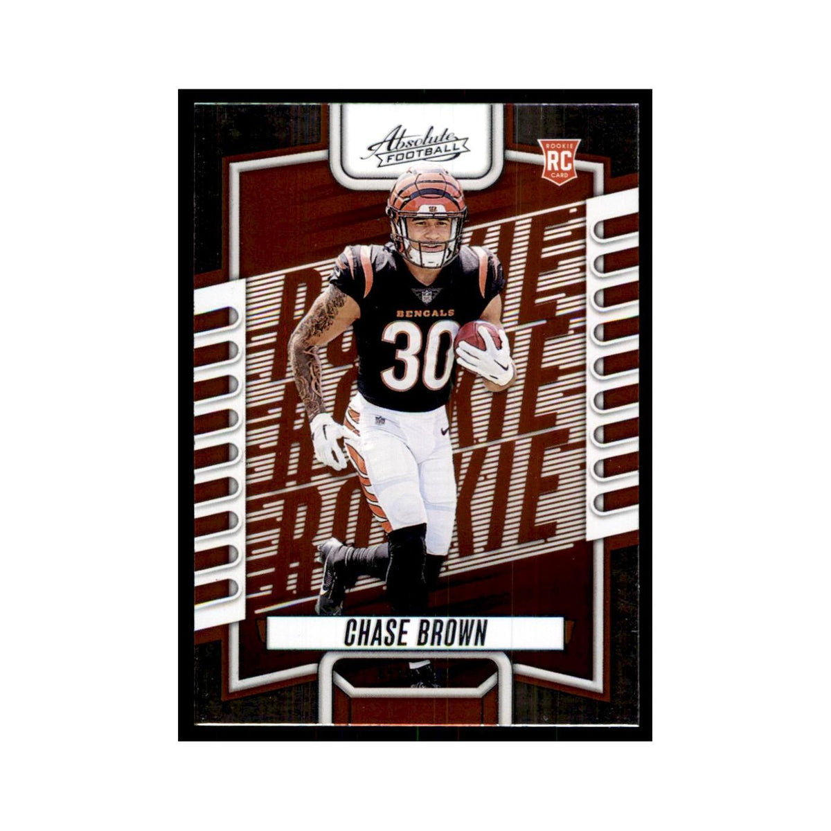 2023 Panini Absolute Foil Chase Brown RC Bengals #142