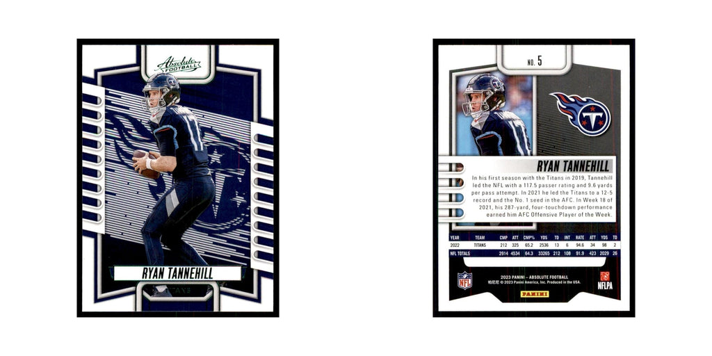 2023 Panini Absolute Green Ryan Tannehill Titans #5