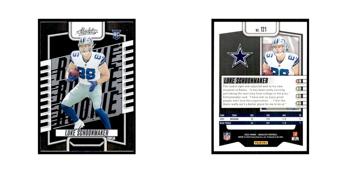 2023 Panini Absolute Foil Luke Schoonmaker RC Cowboys #121