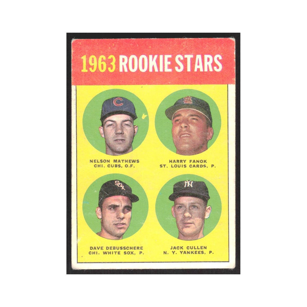 1963 Nelson Mathews Harry Fanok Dave Deusschere Jack Culllen 1963 Rookie Stars