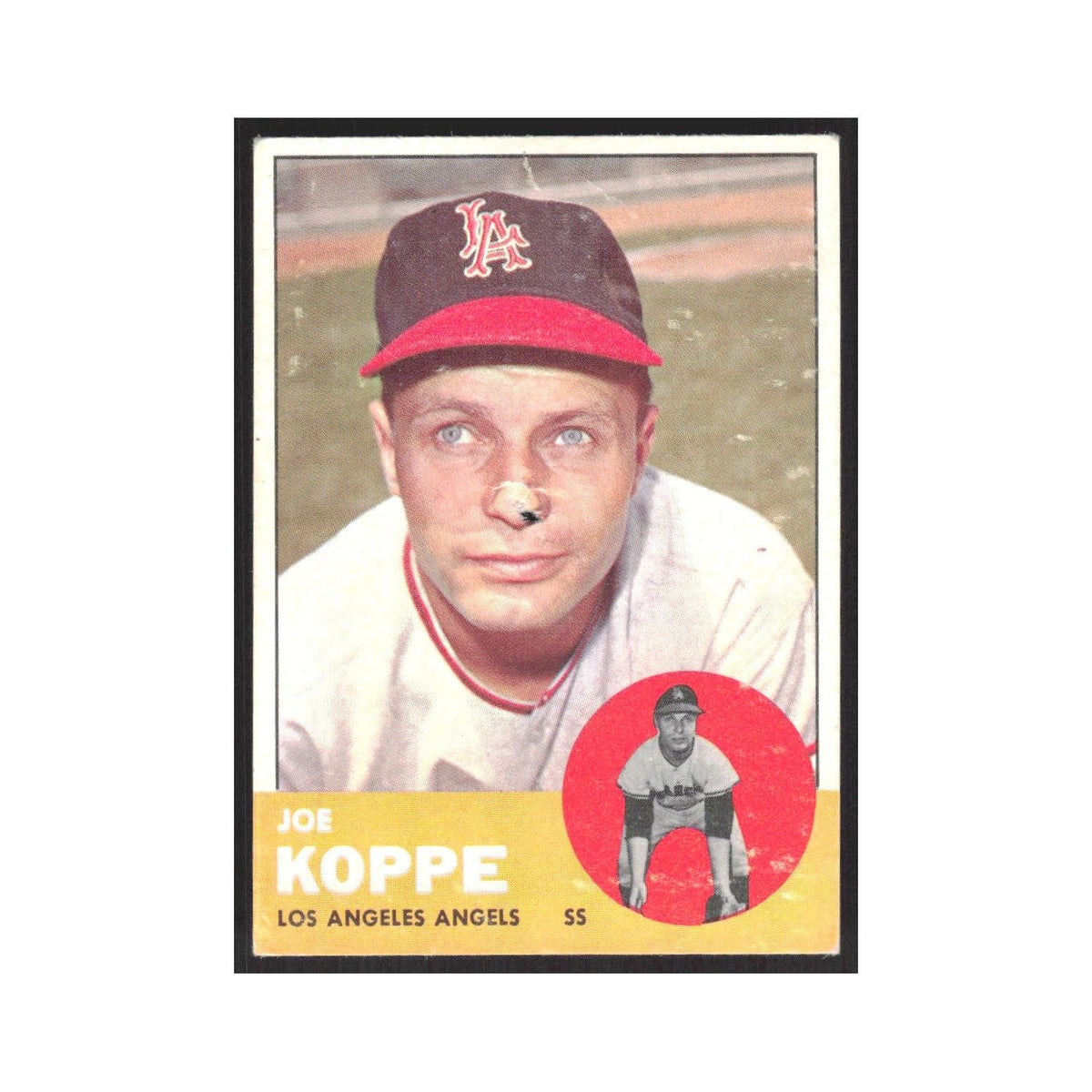 1963 Topps Joe Koppe Angels #396