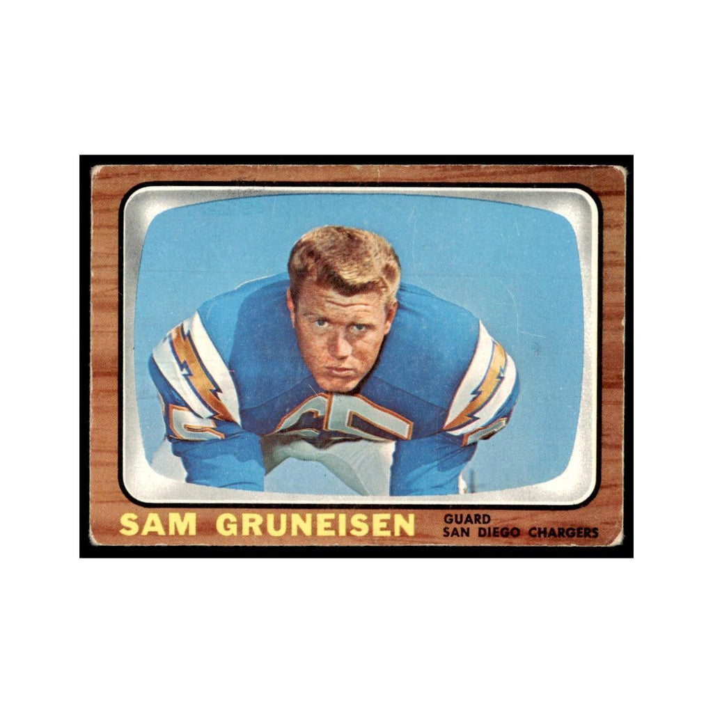 1966 Topps Sam Gruneisen San Diego Chargers #124