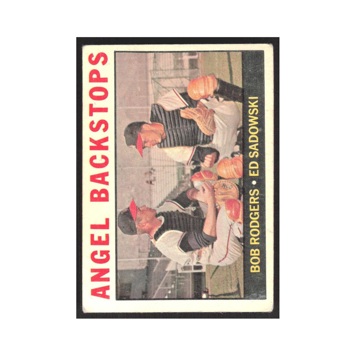 1964 Topps Angel Backstops (Bob Rodgers/Ed Sadowski) Angels #61