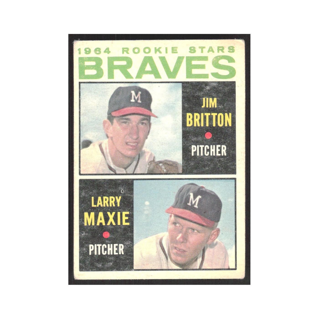 1964 Topps Rookie Stars - Jim Britton/Larry Maxie RC Milwaukee Braves #94