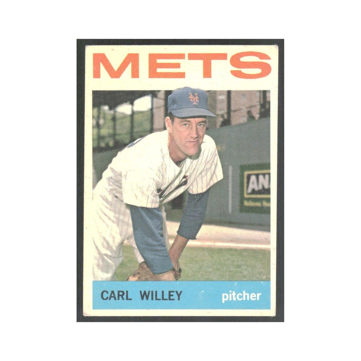 1964 Topps Carl Willey Mets #84