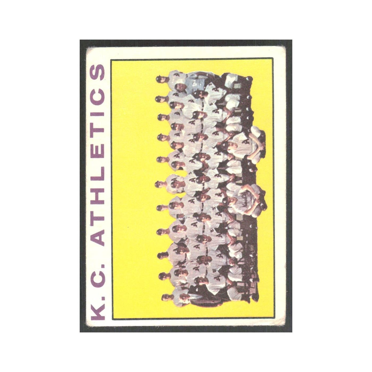 1964 Topps K.C. Athletics Team Card Kansas City Athletics #151