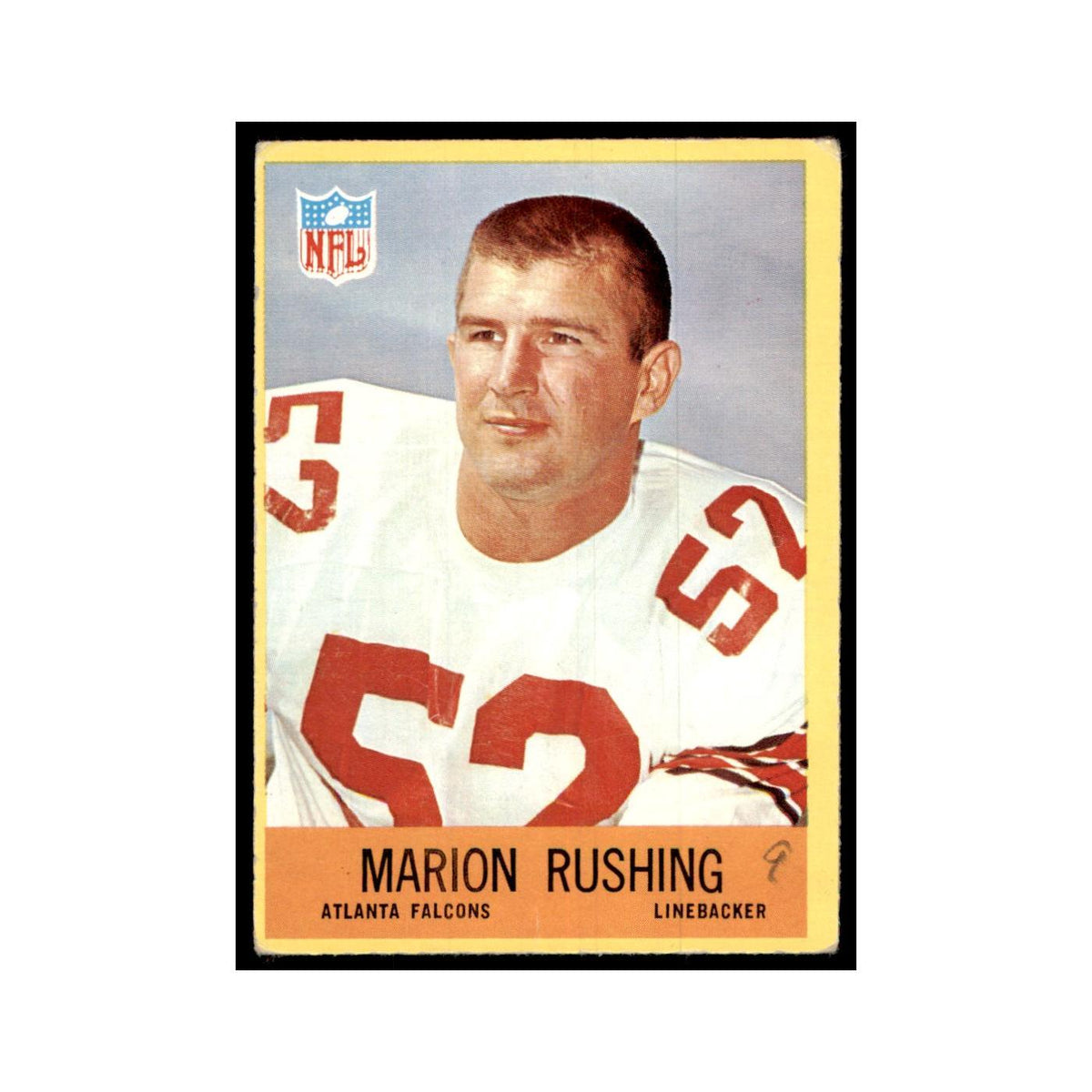 1967 Philadelphia Marion Rushing Falcons #9