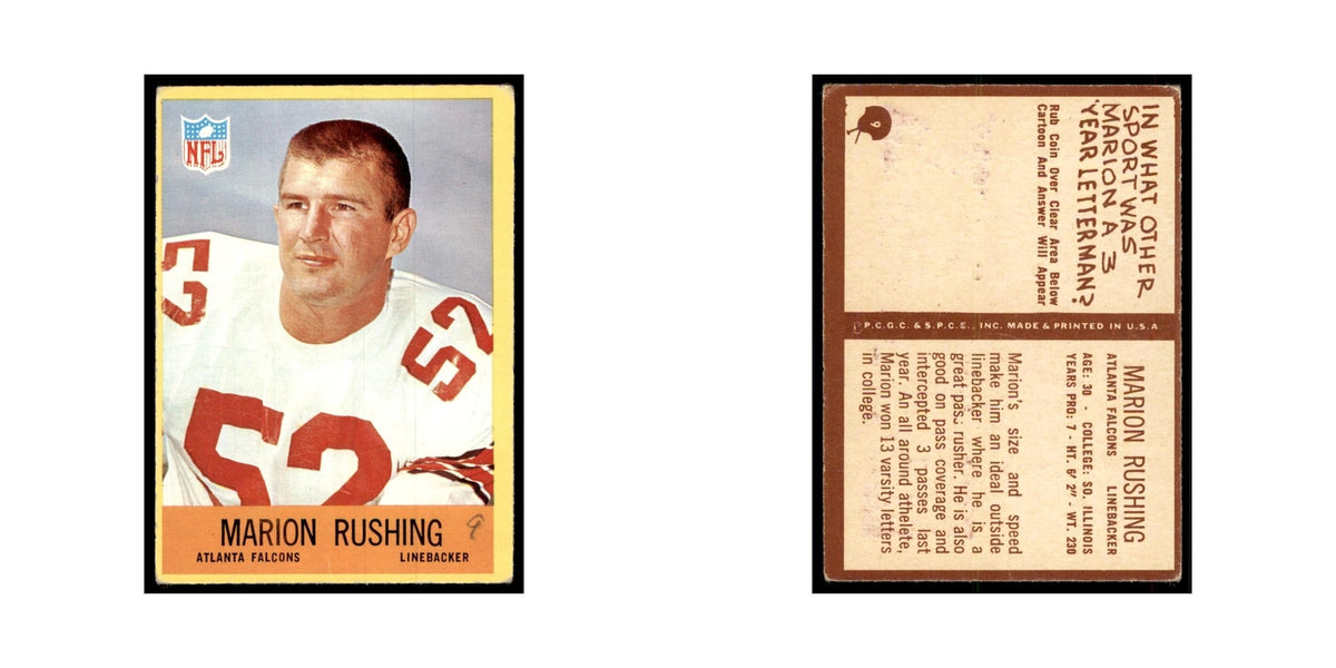 1967 Philadelphia Marion Rushing Falcons #9